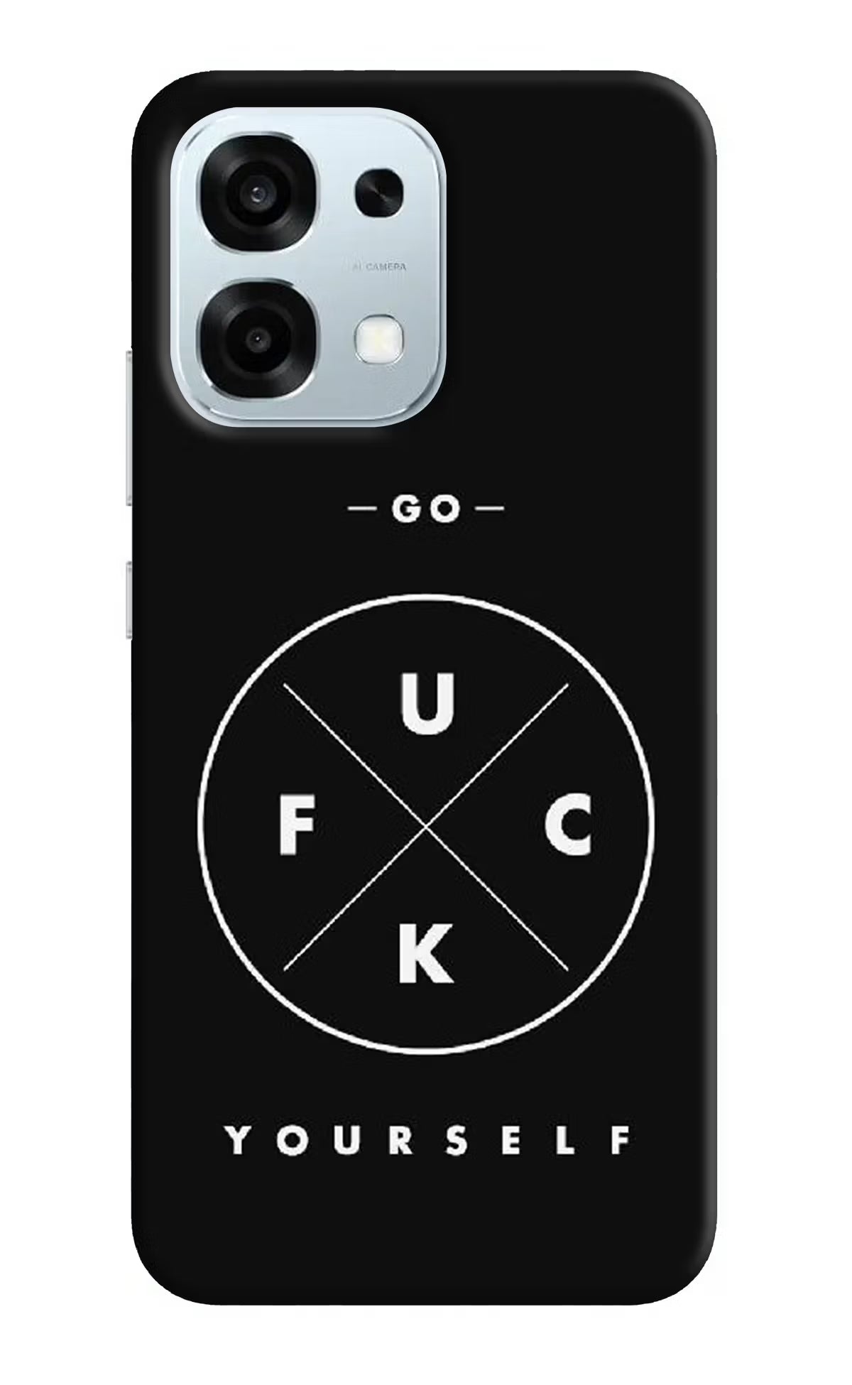 Go Fuck Yourself Oppo F31 5G Back Cover