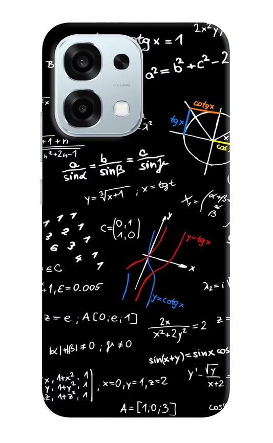 Mathematics Formula Oppo F31 5G Back Cover