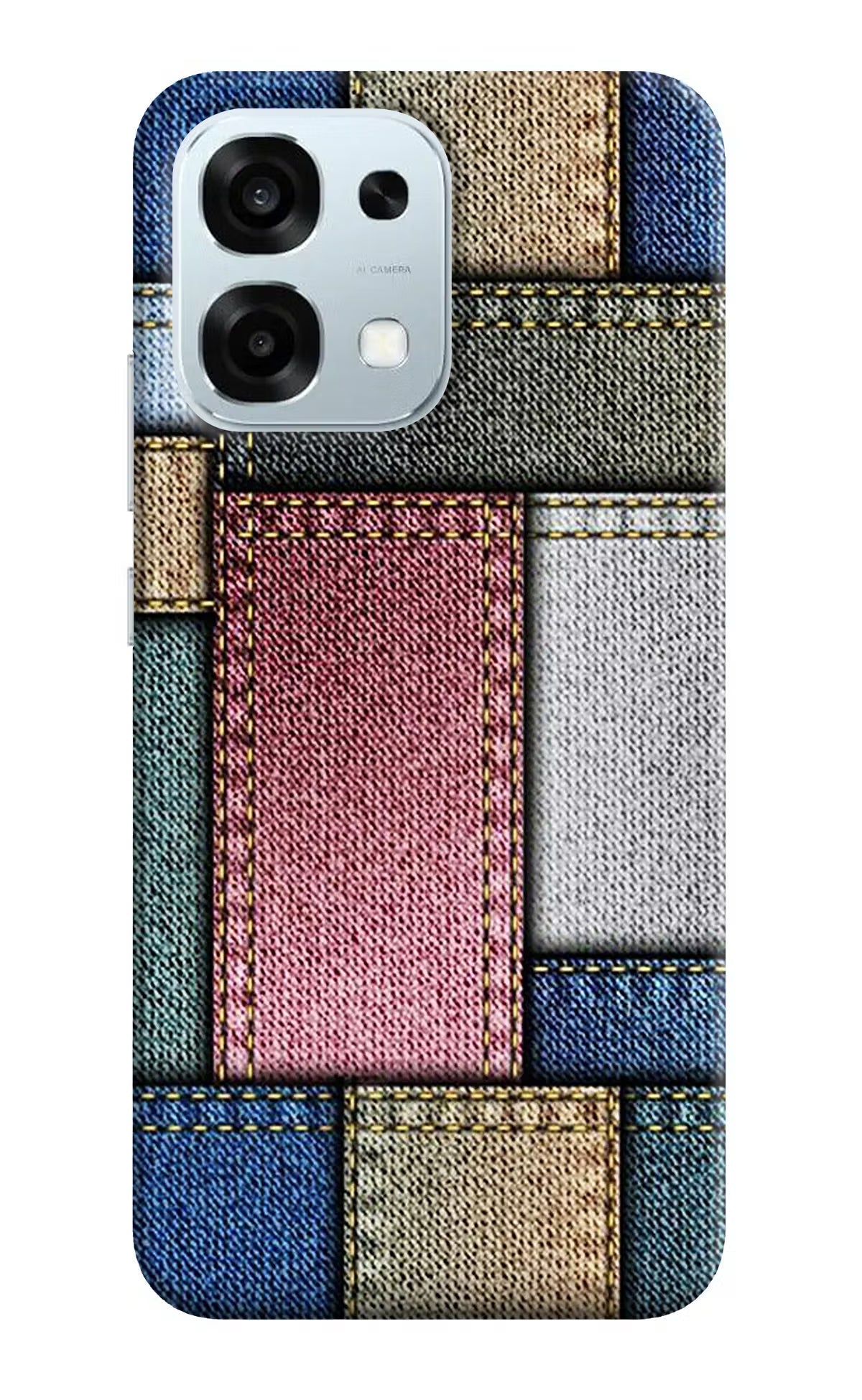 Multicolor Jeans Oppo F31 5G Back Cover