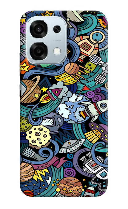 Space Abstract Oppo F31 5G Back Cover