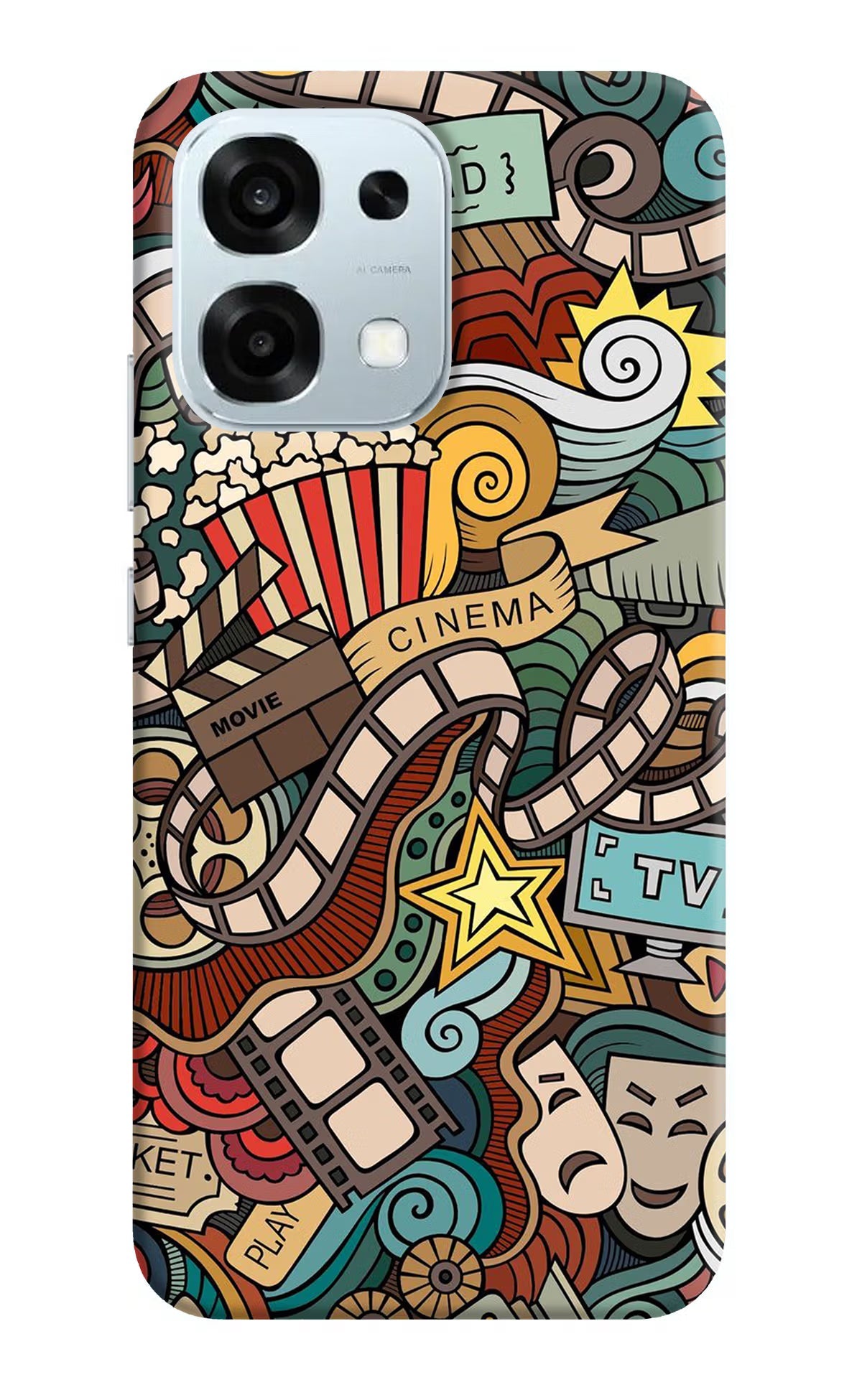 Cinema Abstract Oppo F31 5G Back Cover