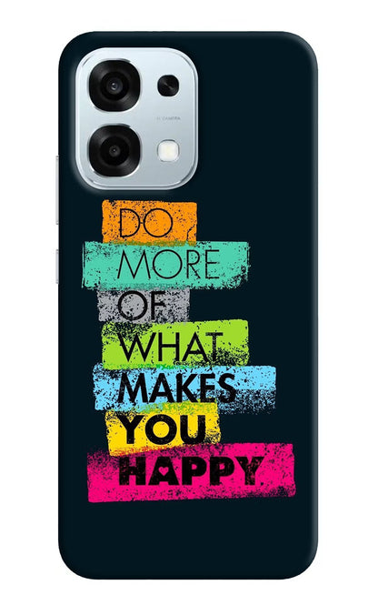 Do More Of What Makes You Happy Oppo F31 5G Back Cover