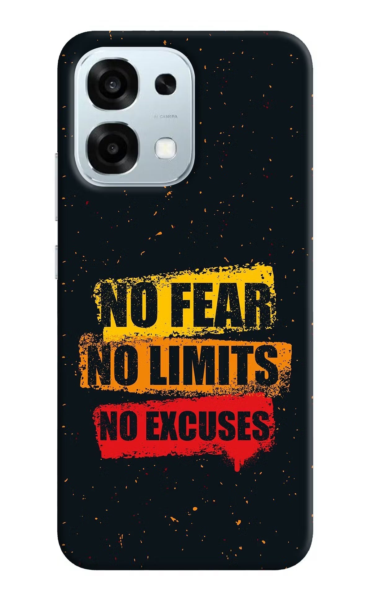 No Fear No Limits No Excuse Oppo F31 5G Back Cover