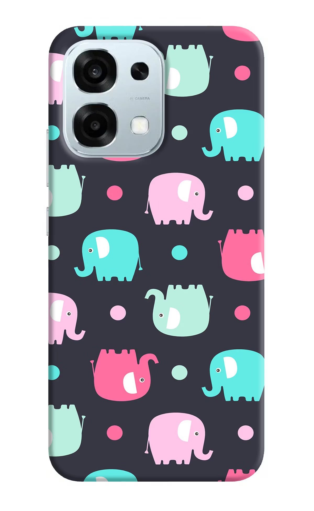 Elephants Oppo F31 5G Back Cover