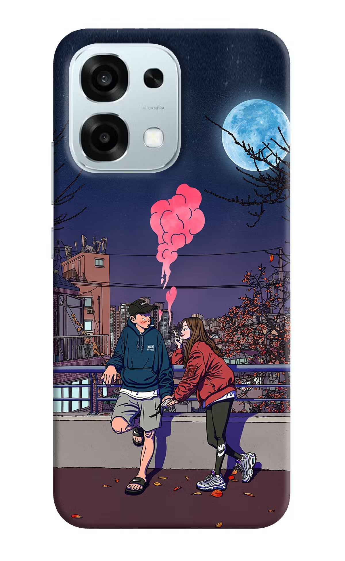 Chilling Couple Oppo F31 5G Back Cover