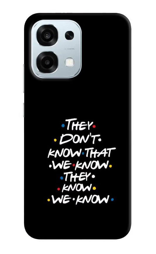 FRIENDS Dialogue Oppo F31 5G Back Cover