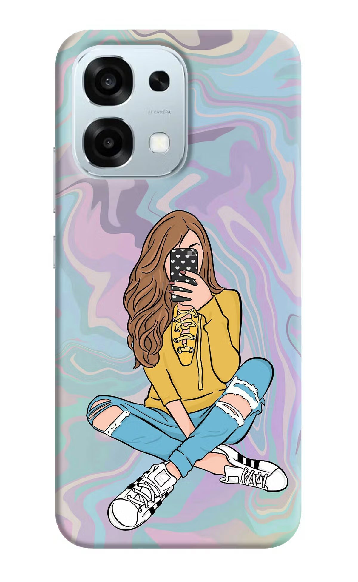 Selfie Girl Oppo F31 5G Back Cover