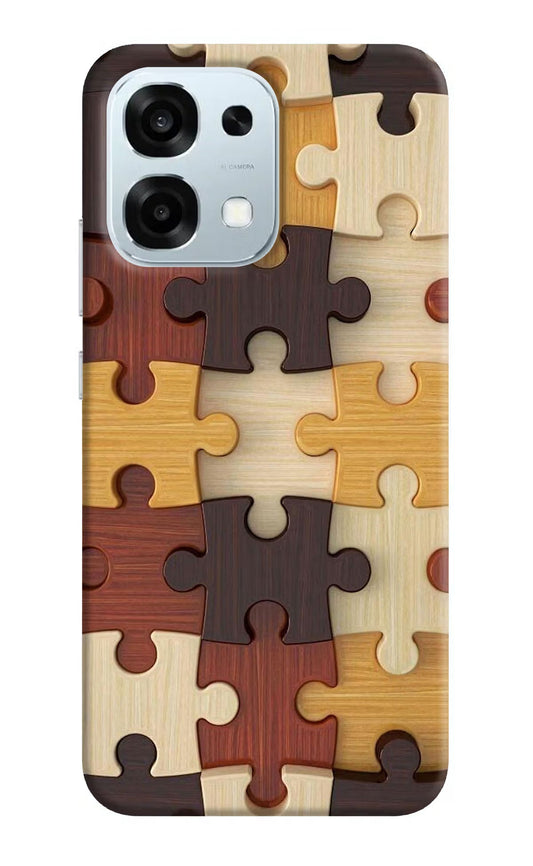 Wooden Puzzle Oppo F31 5G Back Cover