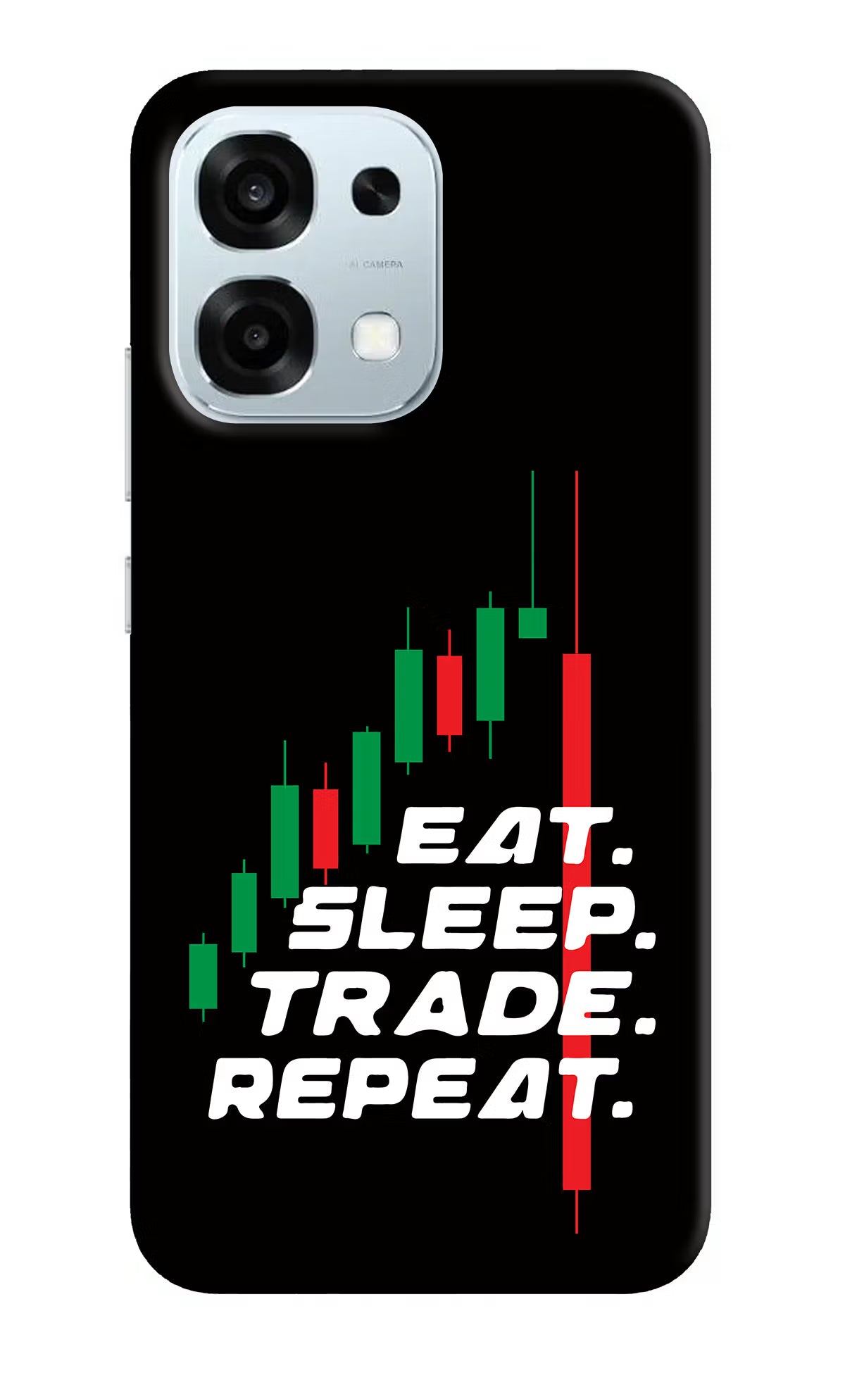 Eat Sleep Trade Repeat Oppo F31 5G Back Cover