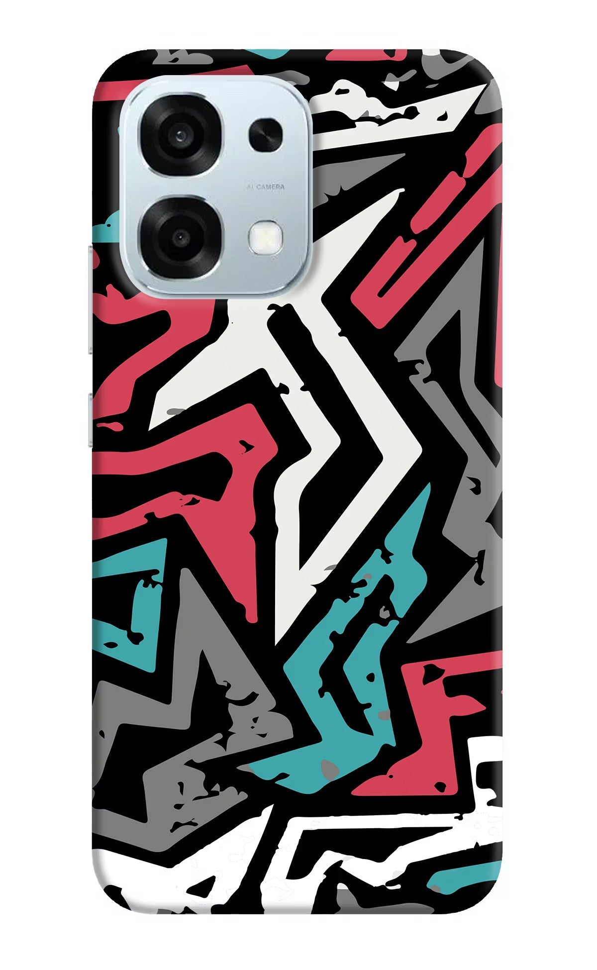 Geometric Graffiti Oppo F31 5G Back Cover