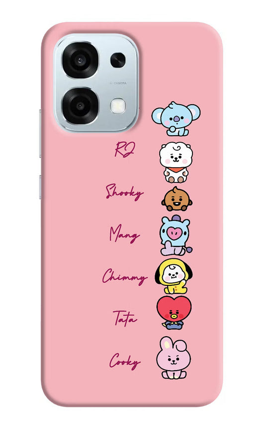 BTS names Oppo F31 5G Back Cover