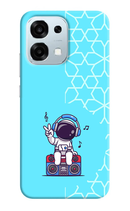 Cute Astronaut Chilling Oppo F31 5G Back Cover