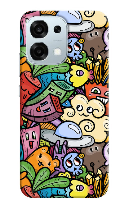 Veggie Doodle Oppo F31 5G Back Cover