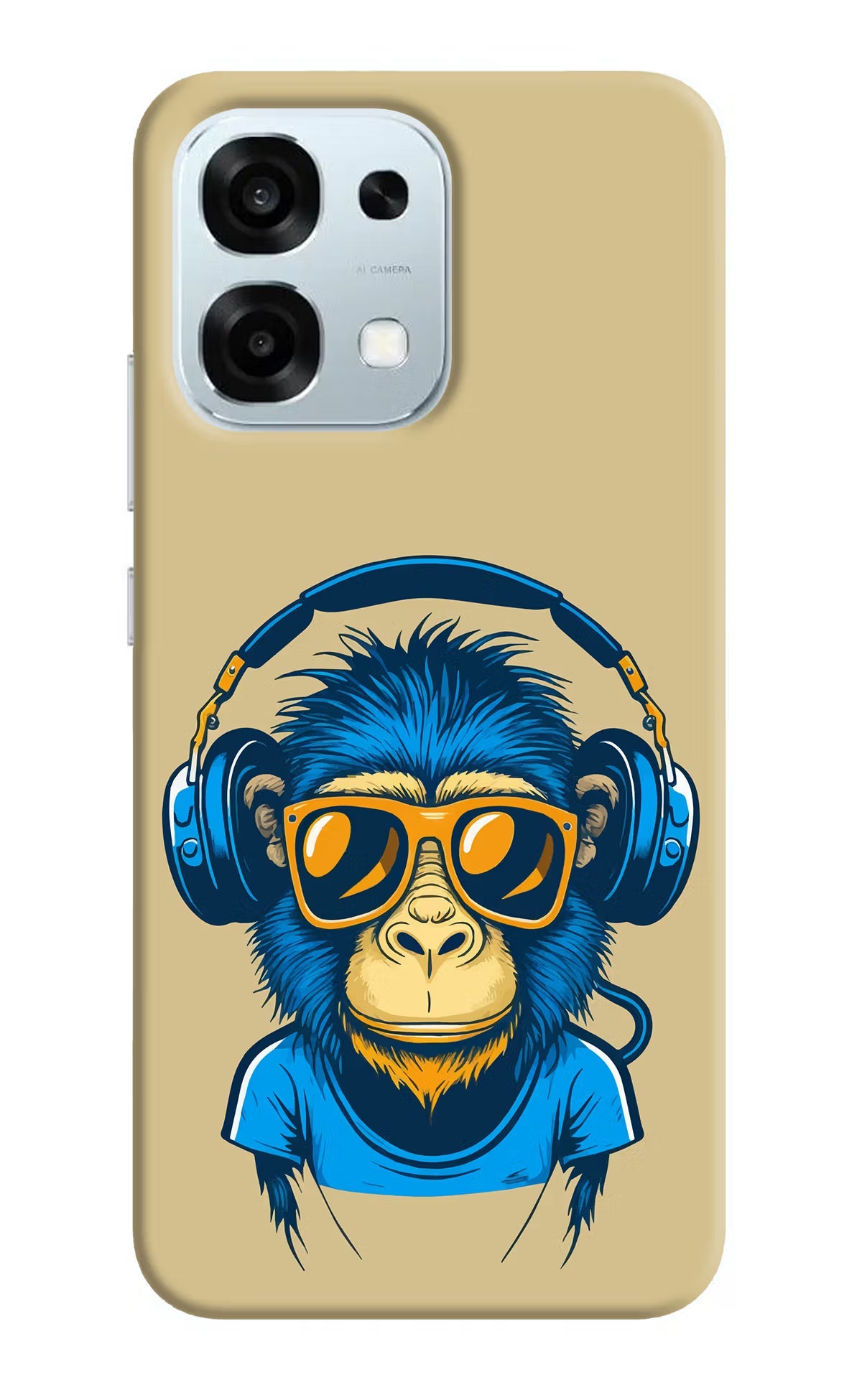 Monkey Headphone Oppo F31 5G Back Cover