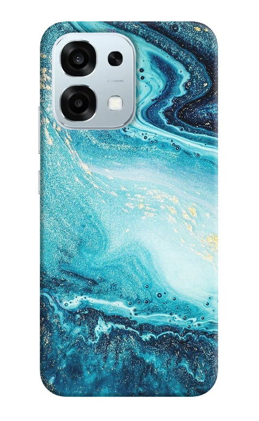 Blue Glitter Marble Oppo F31 5G Back Cover