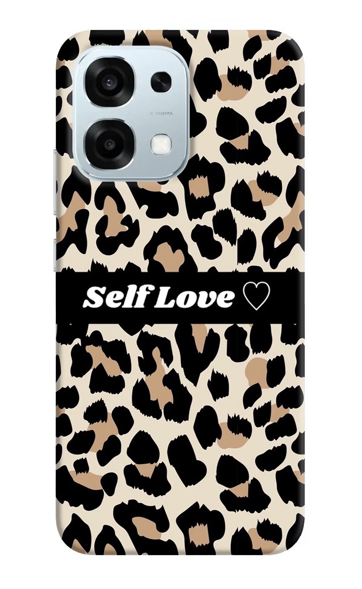 Leopard Print Self Love Oppo F31 5G Back Cover