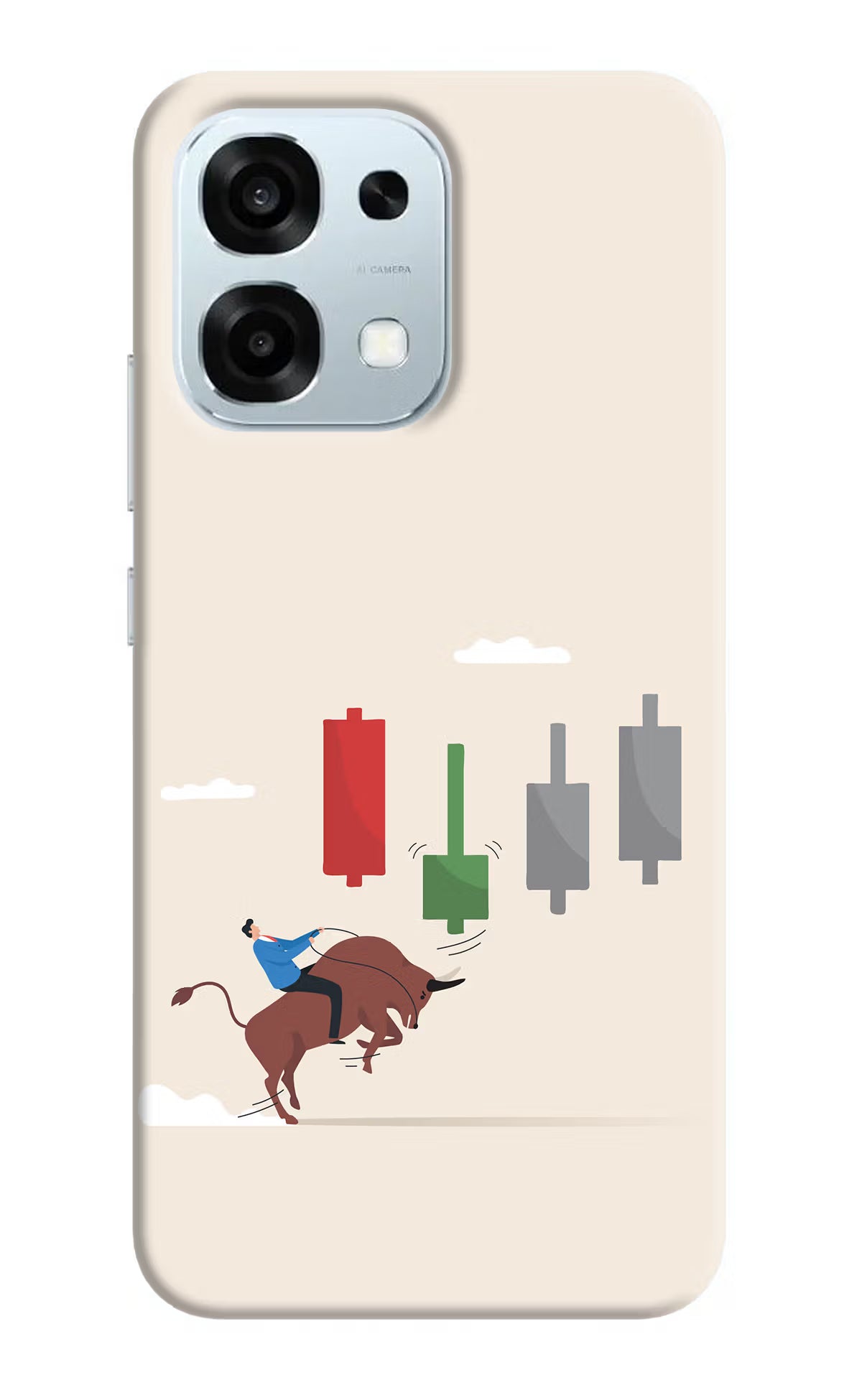 Bull Trading Momentum Oppo F31 5G Back Cover