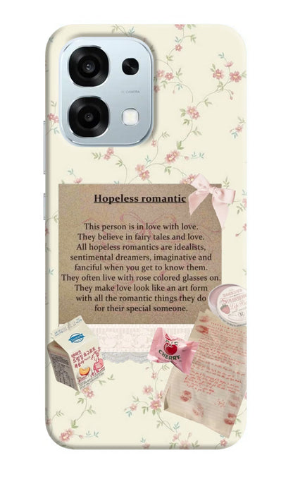 Hopeless Romantic Oppo F31 5G Back Cover