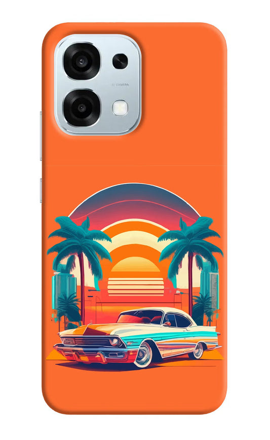 Palm Drive 80s Oppo F31 5G Back Cover