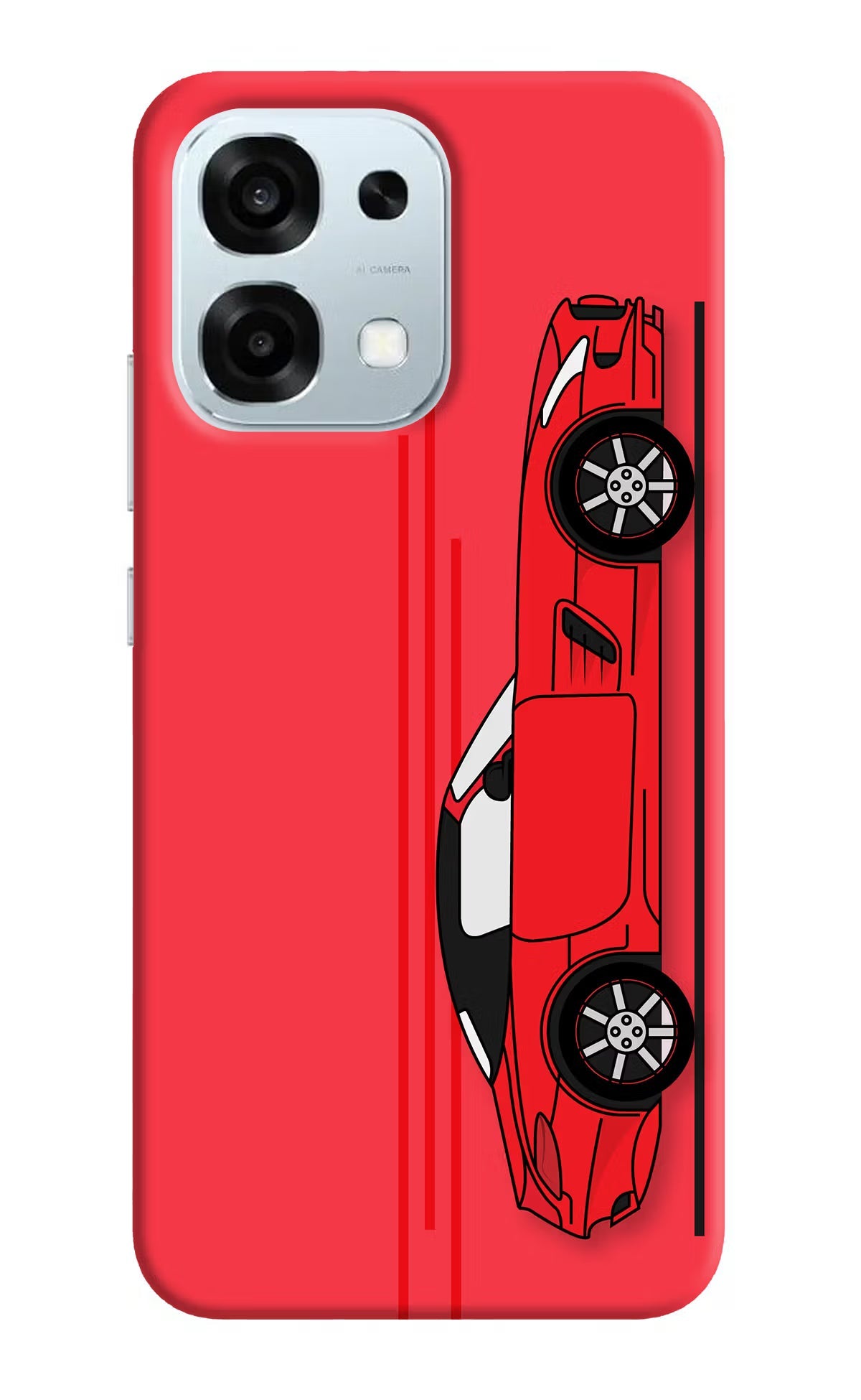 Red Velocity Oppo F31 5G Back Cover