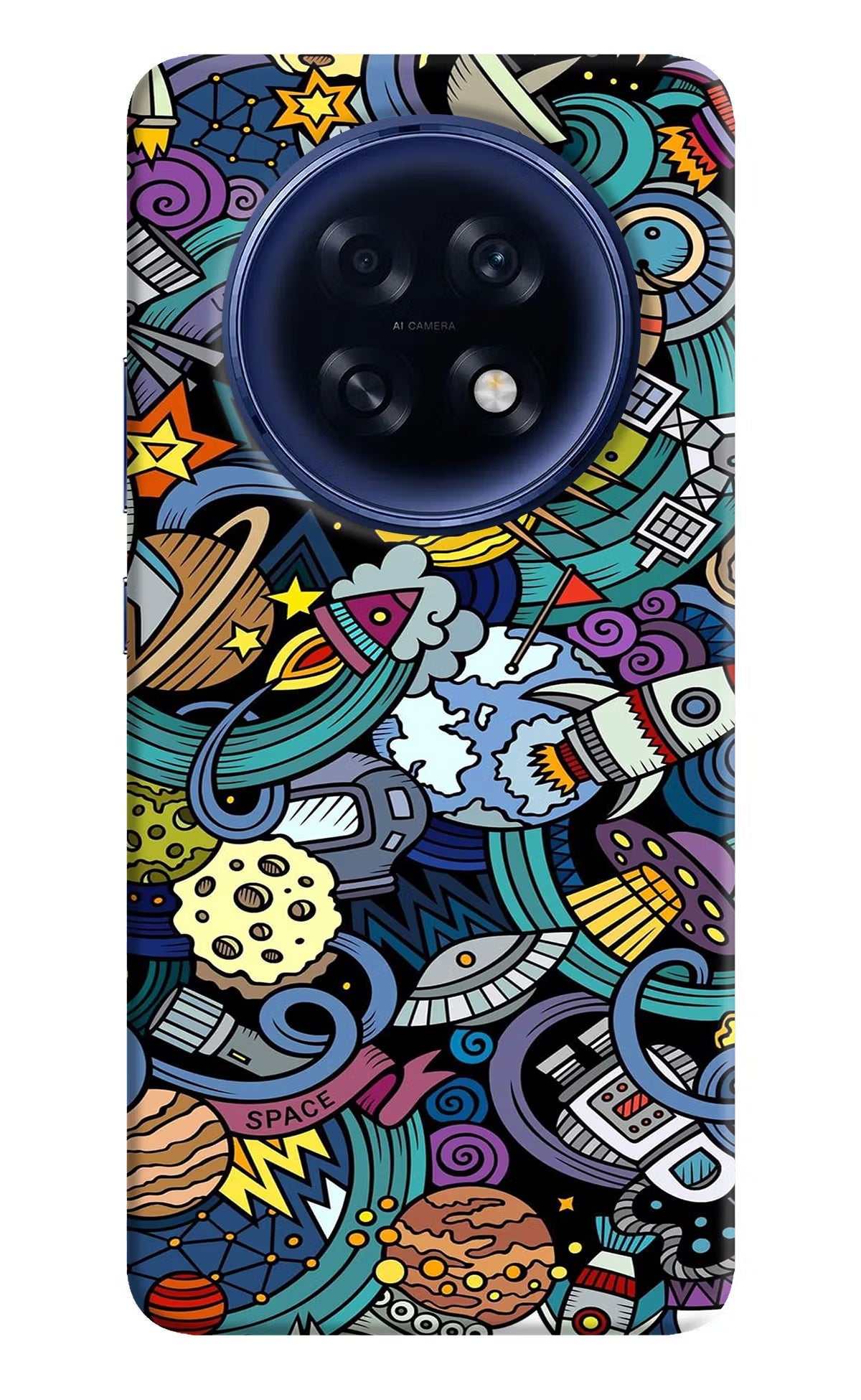 Space Abstract Oppo F31 Pro Plus 5G Back Cover