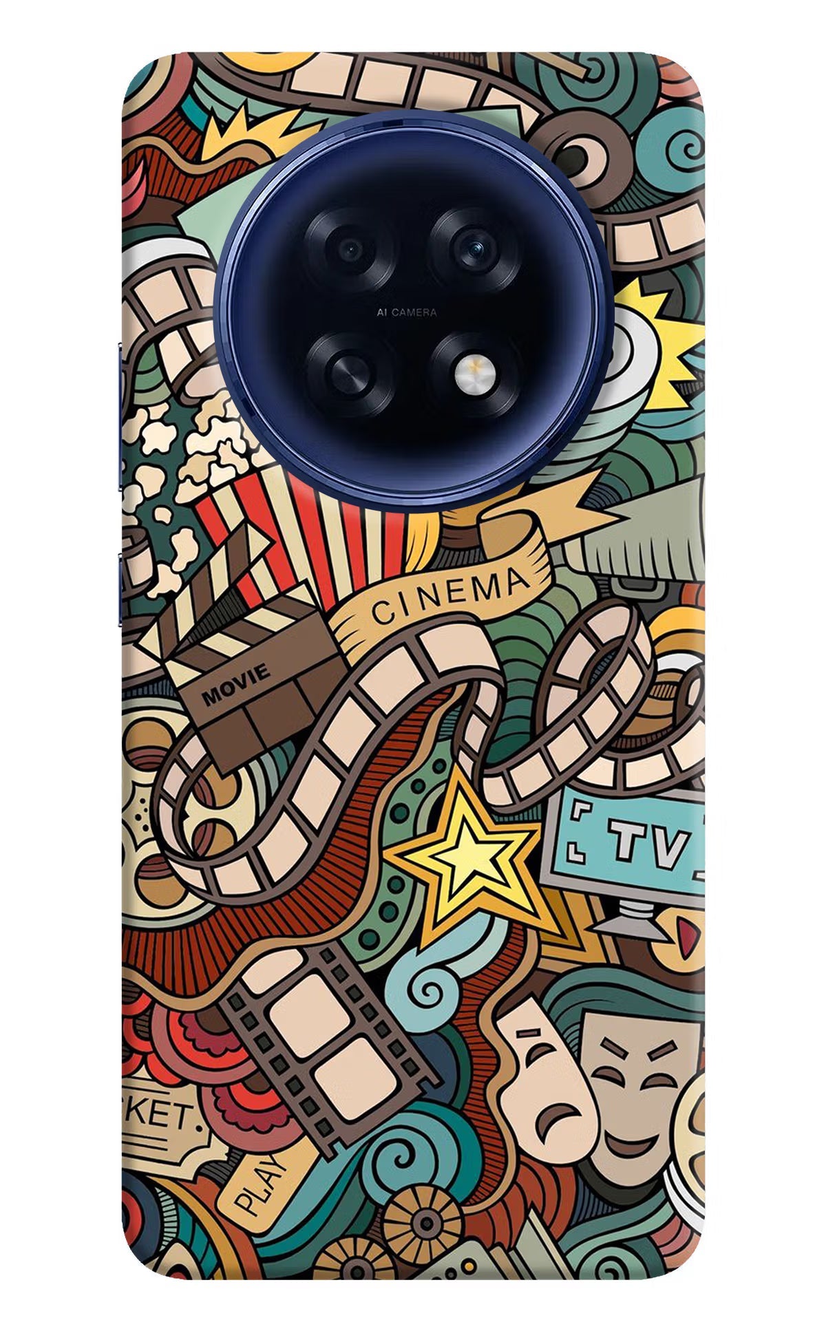 Cinema Abstract Oppo F31 Pro Plus 5G Back Cover