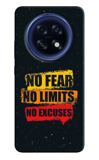 No Fear No Limits No Excuse Oppo F31 Pro Plus 5G Back Cover