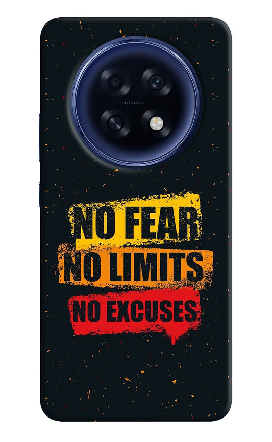 No Fear No Limits No Excuse Oppo F31 Pro Plus 5G Back Cover