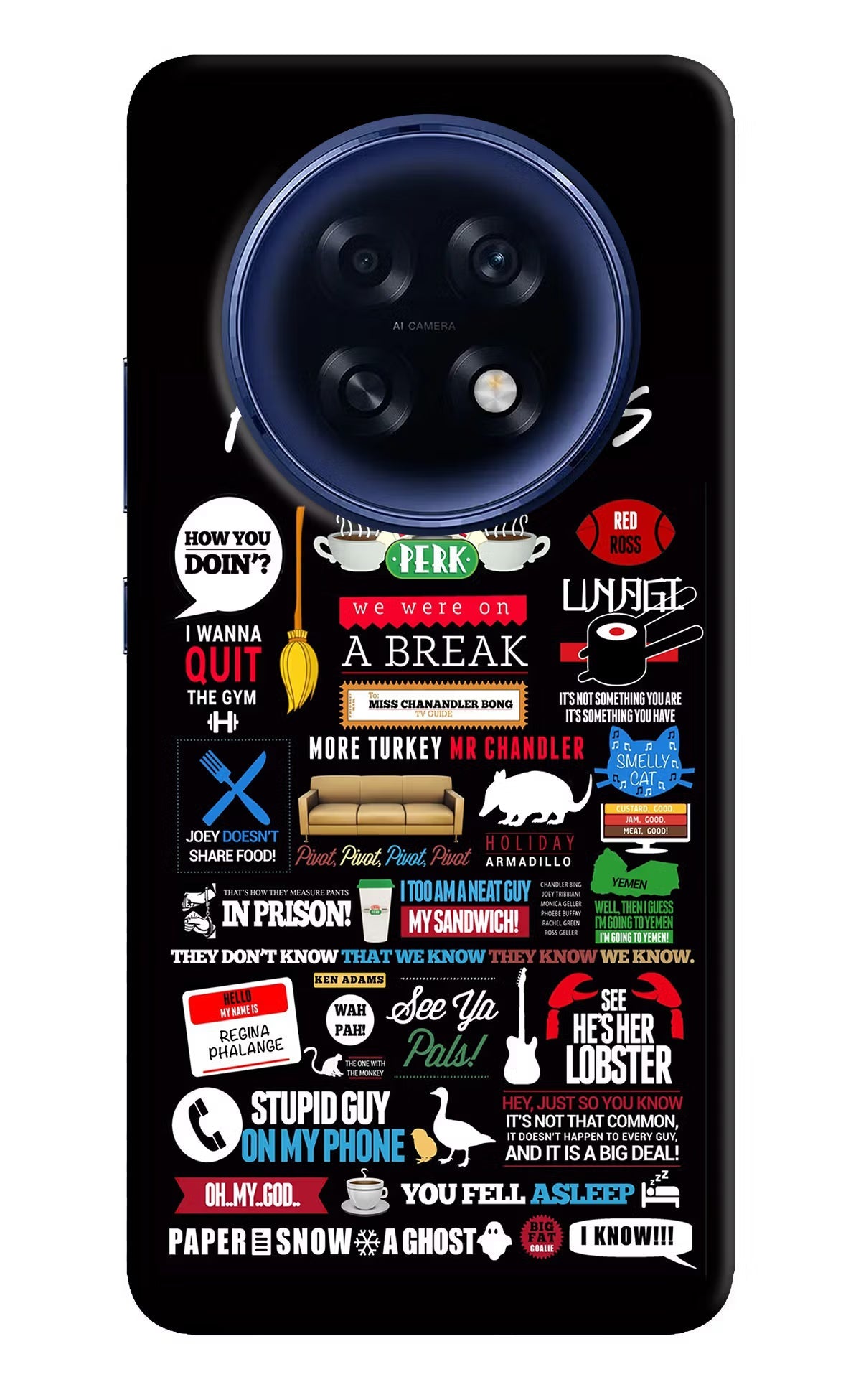 FRIENDS Oppo F31 Pro Plus 5G Back Cover
