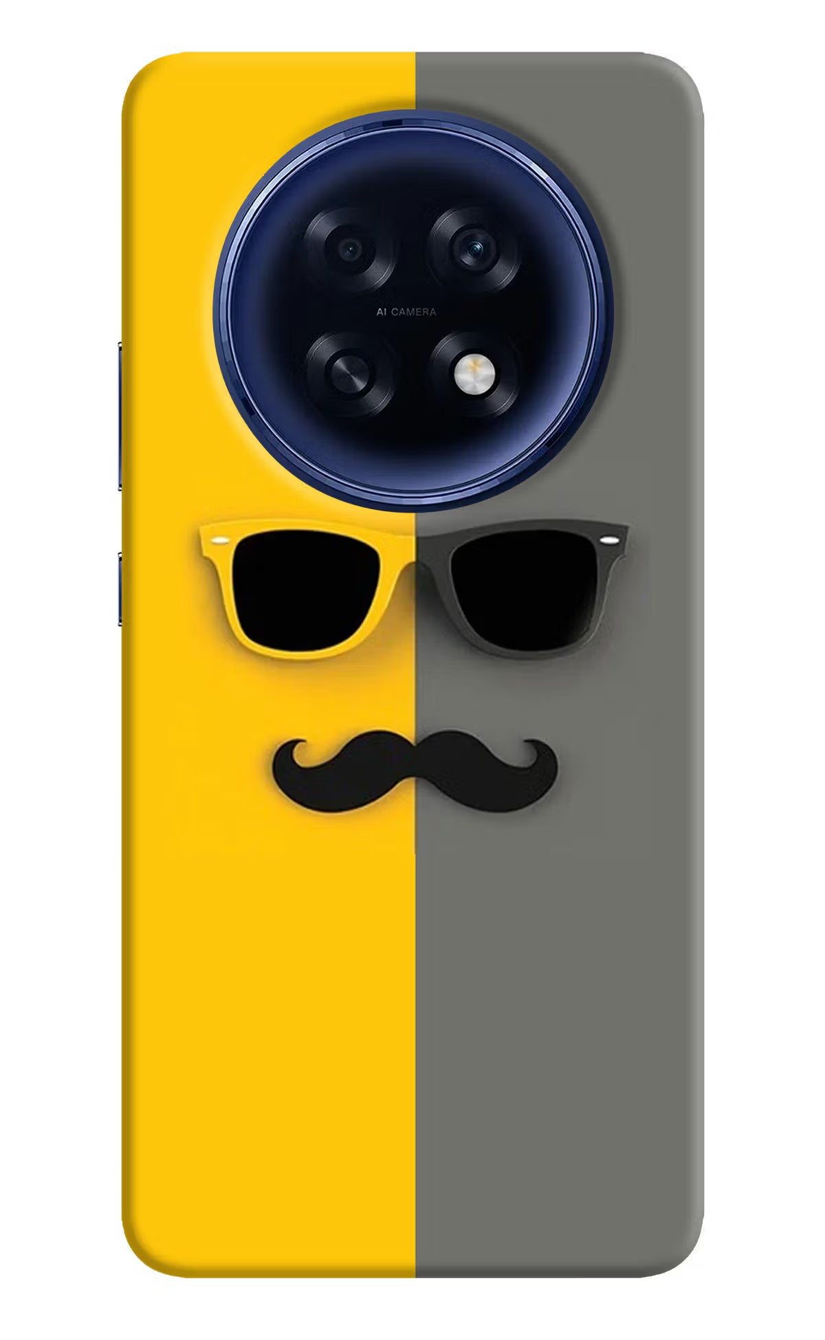 Sunglasses with Mustache Oppo F31 Pro Plus 5G Back Cover
