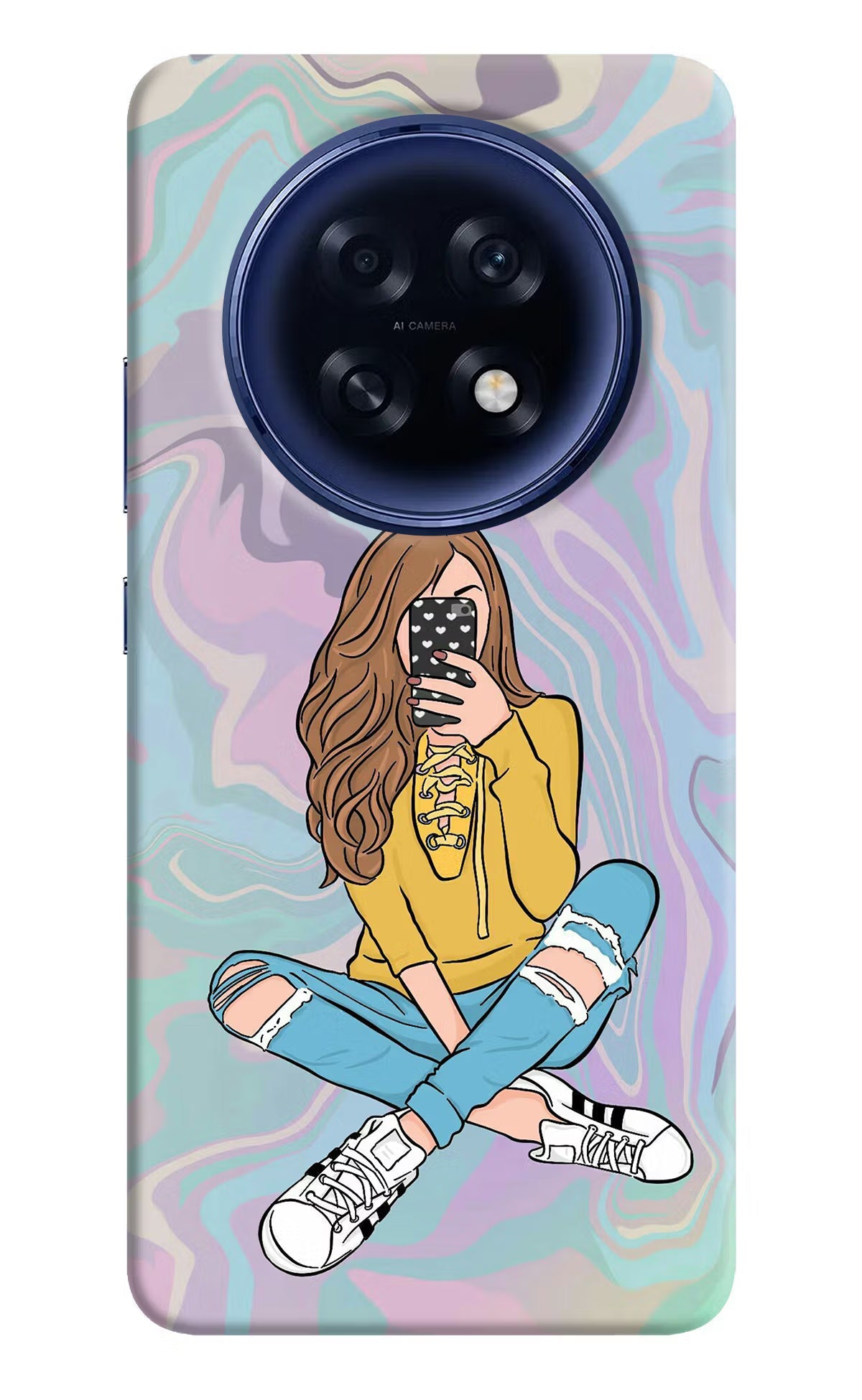 Selfie Girl Oppo F31 Pro Plus 5G Back Cover