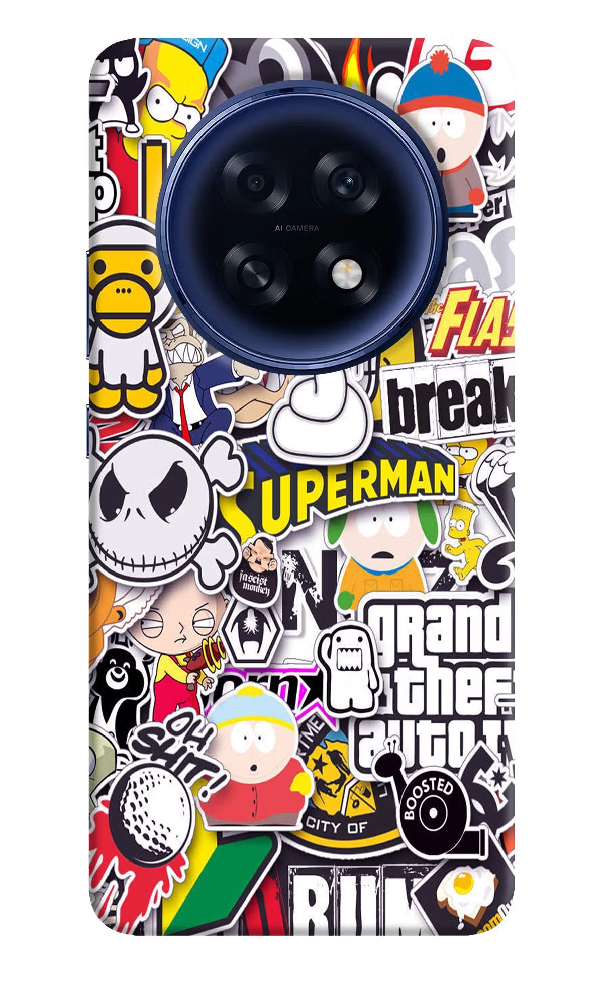 Sticker Bomb Oppo F31 Pro Plus 5G Back Cover