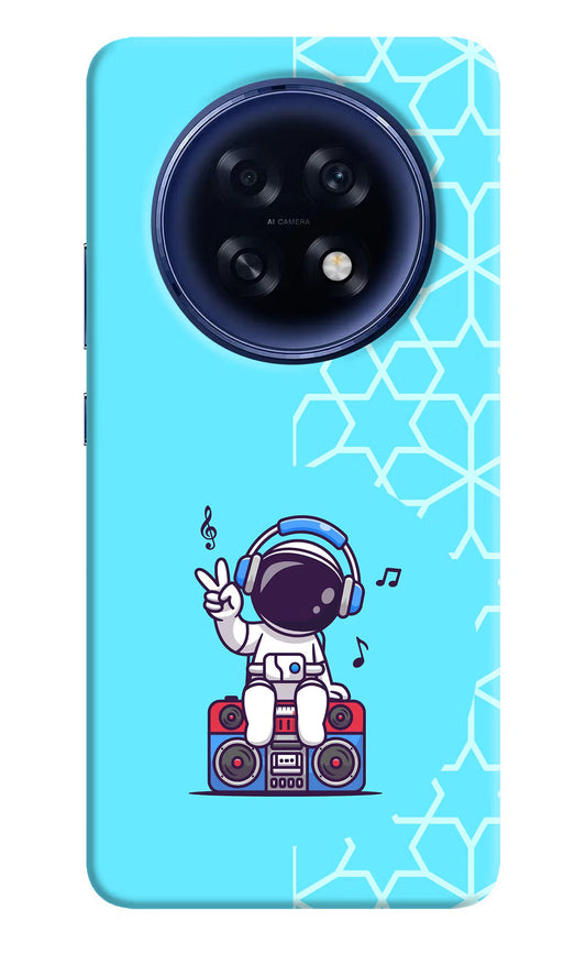 Cute Astronaut Chilling Oppo F31 Pro Plus 5G Back Cover