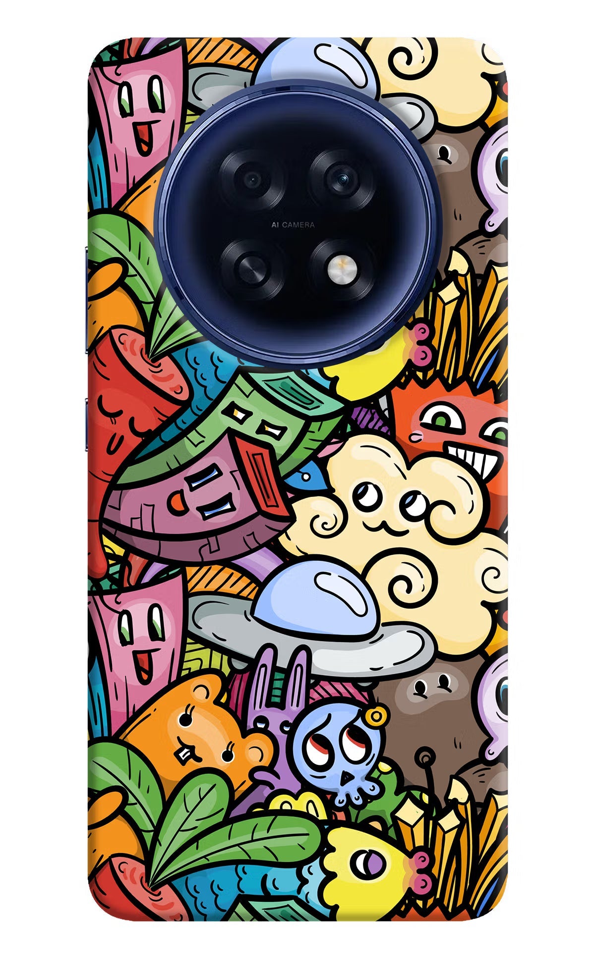 Veggie Doodle Oppo F31 Pro Plus 5G Back Cover
