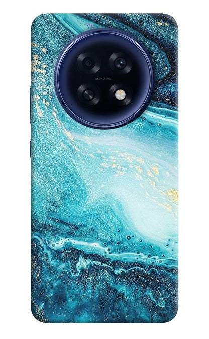 Blue Glitter Marble Oppo F31 Pro Plus 5G Back Cover