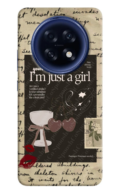I am just a girl Oppo F31 Pro Plus 5G Back Cover