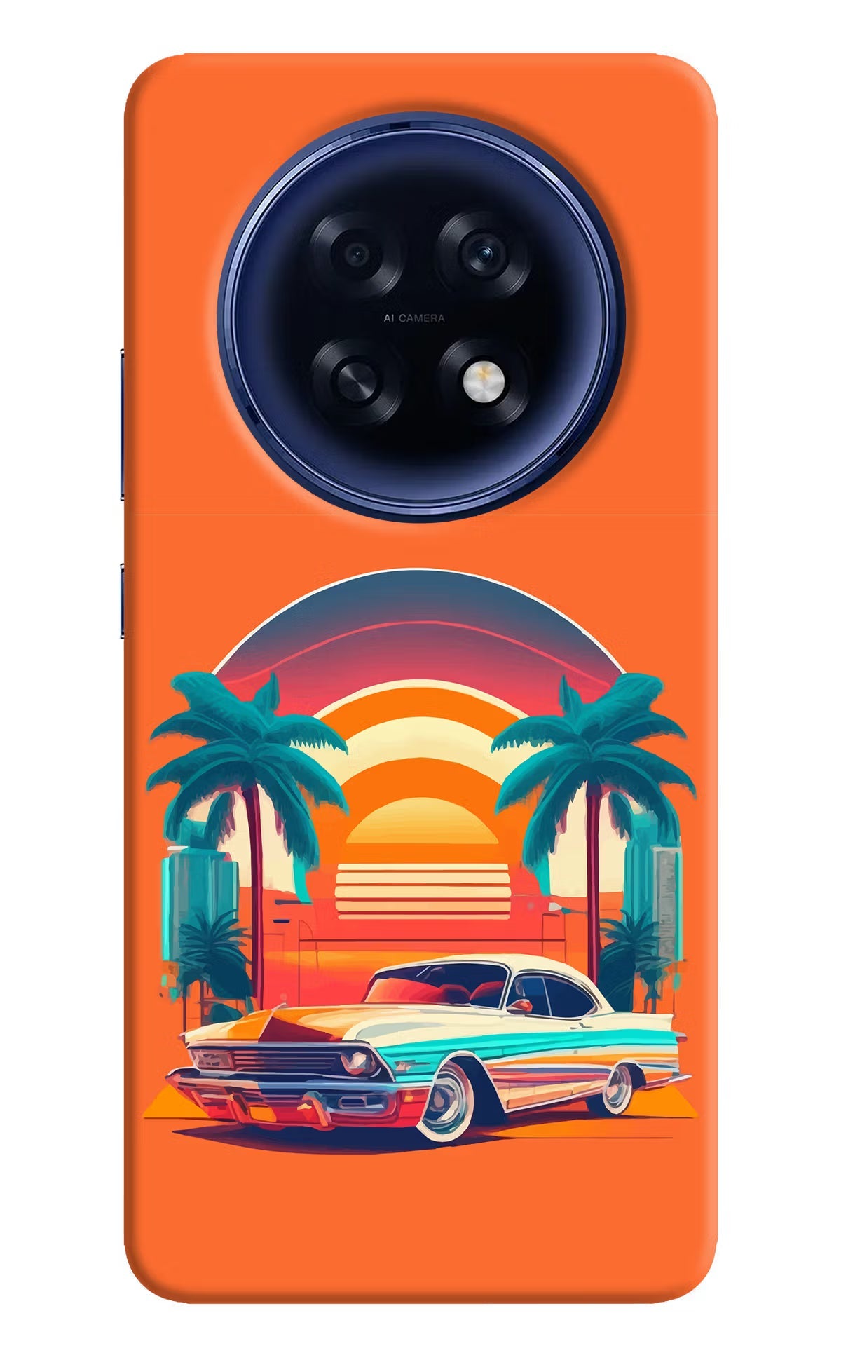 Palm Drive 80s Oppo F31 Pro Plus 5G Back Cover