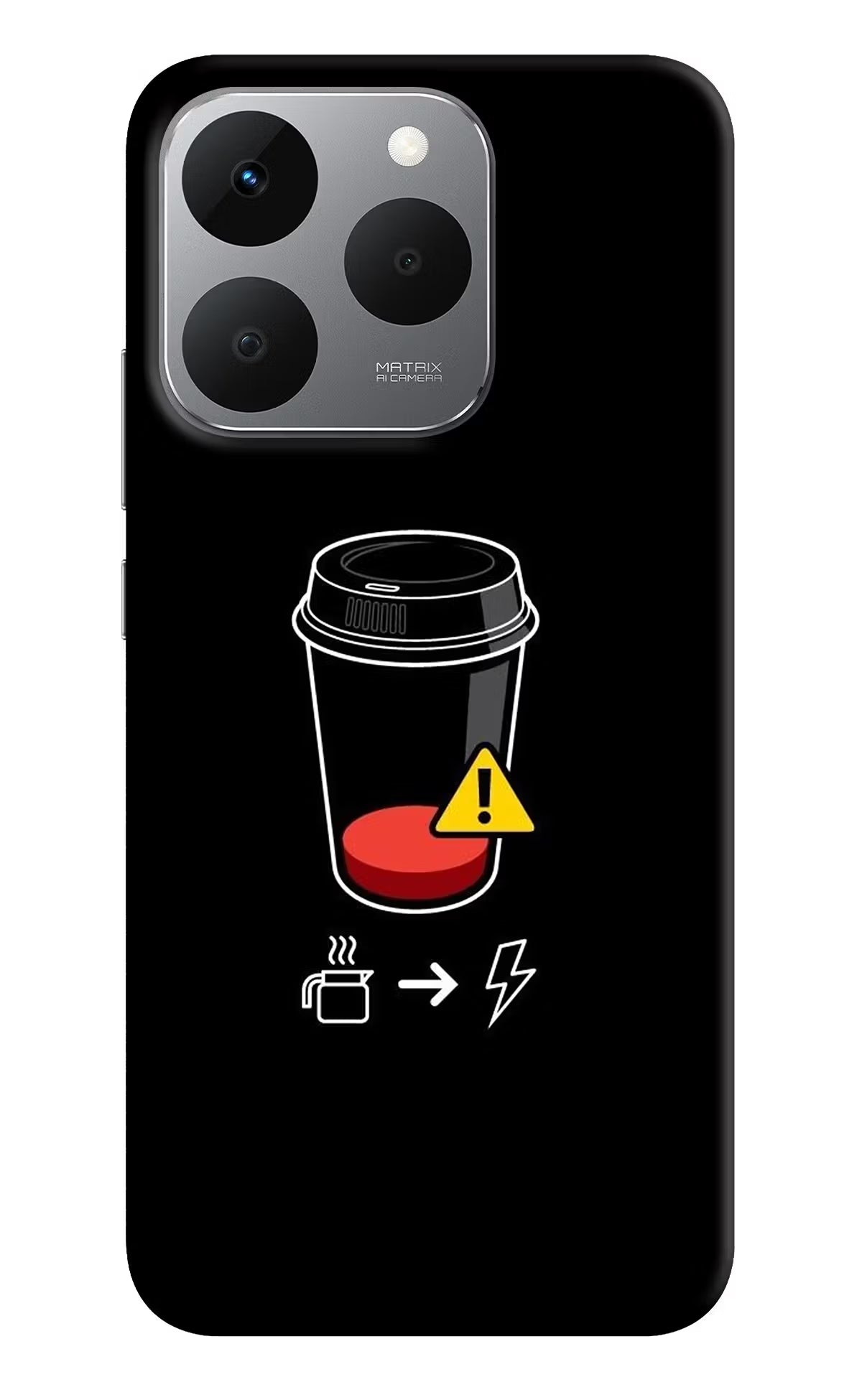 Coffee Realme 15T 5G Back Cover