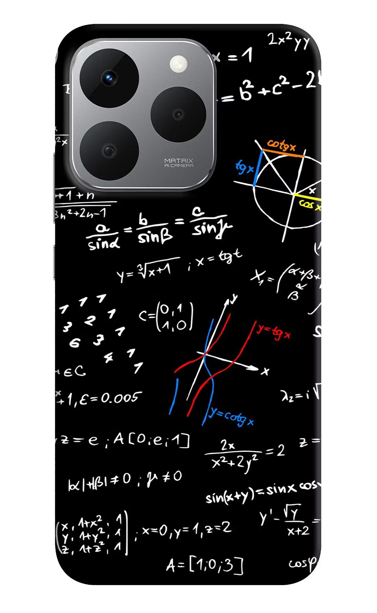 Mathematics Formula Realme 15T 5G Back Cover