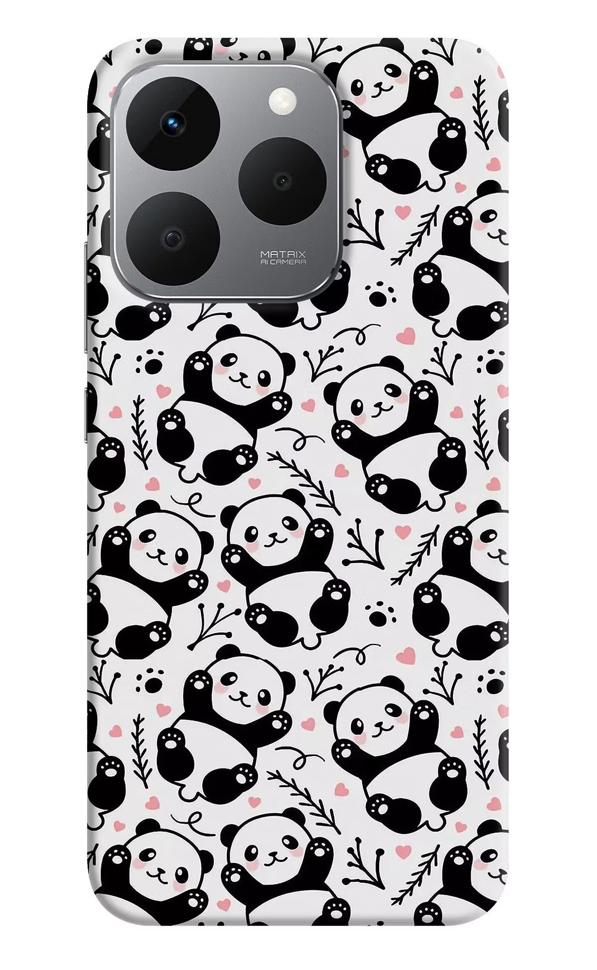 Cute Panda Realme 15T 5G Back Cover