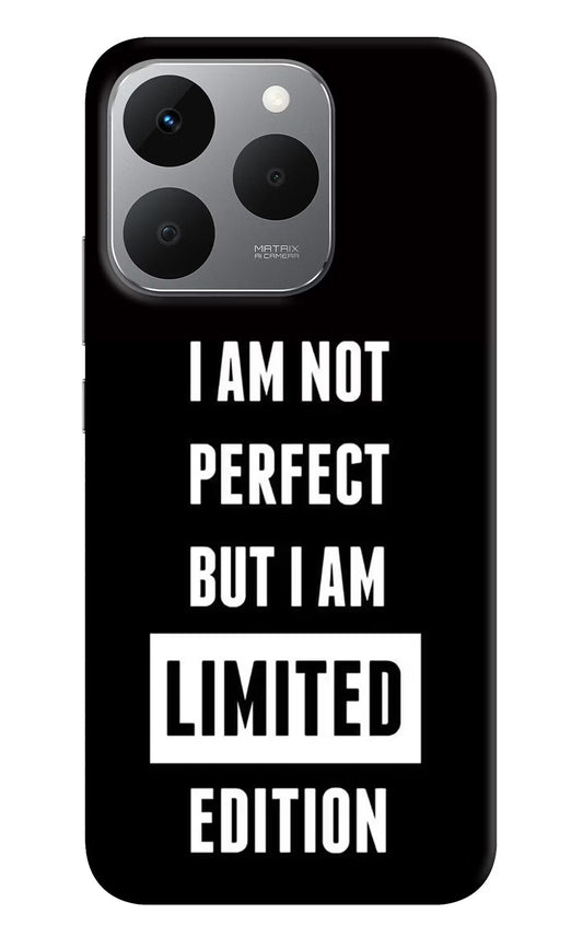 I Am Not Perfect But I Am Limited Edition Realme 15T 5G Back Cover