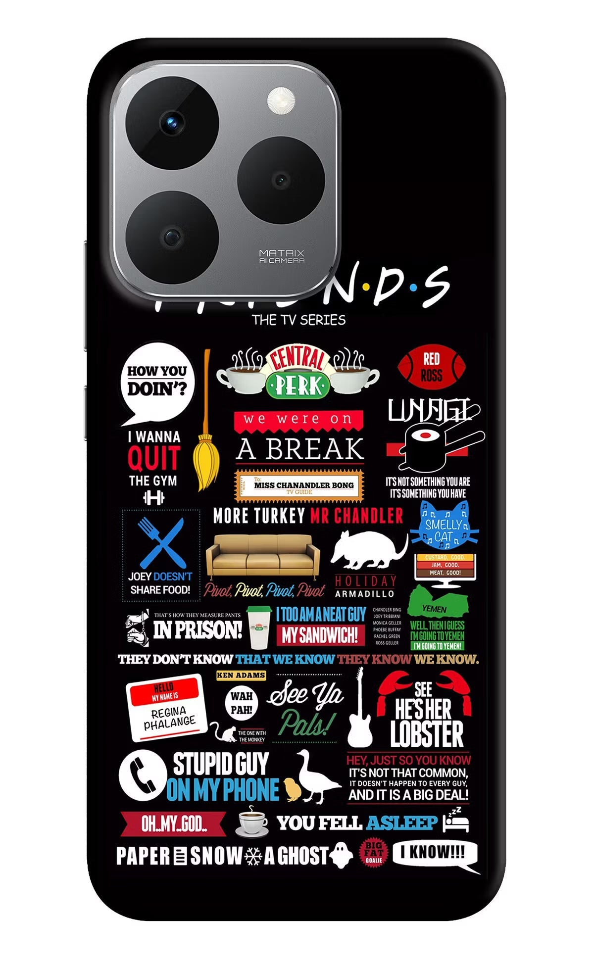 FRIENDS Realme 15T 5G Back Cover