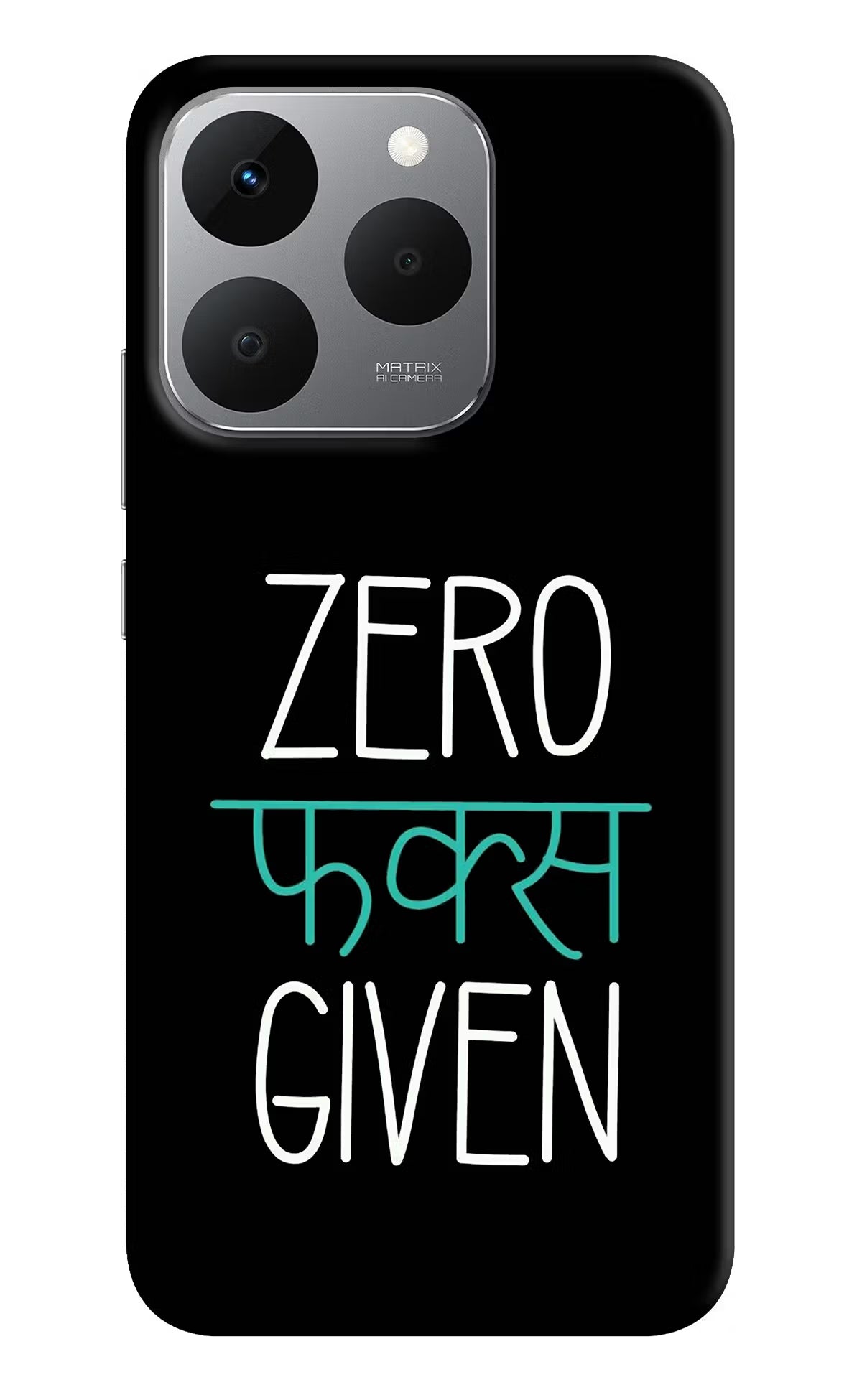 Zero Fucks Given Realme 15T 5G Back Cover