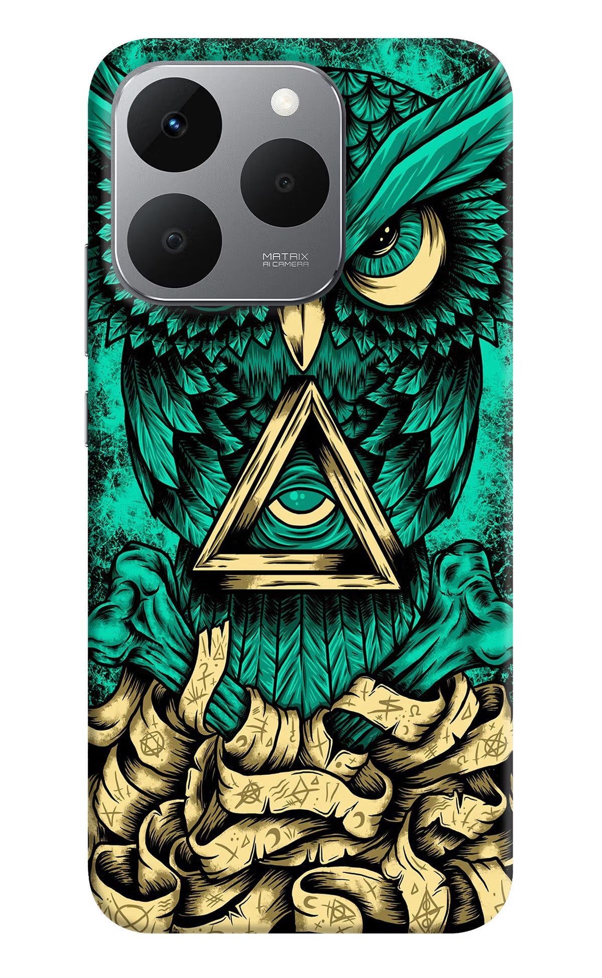 Green Owl Realme 15T 5G Back Cover