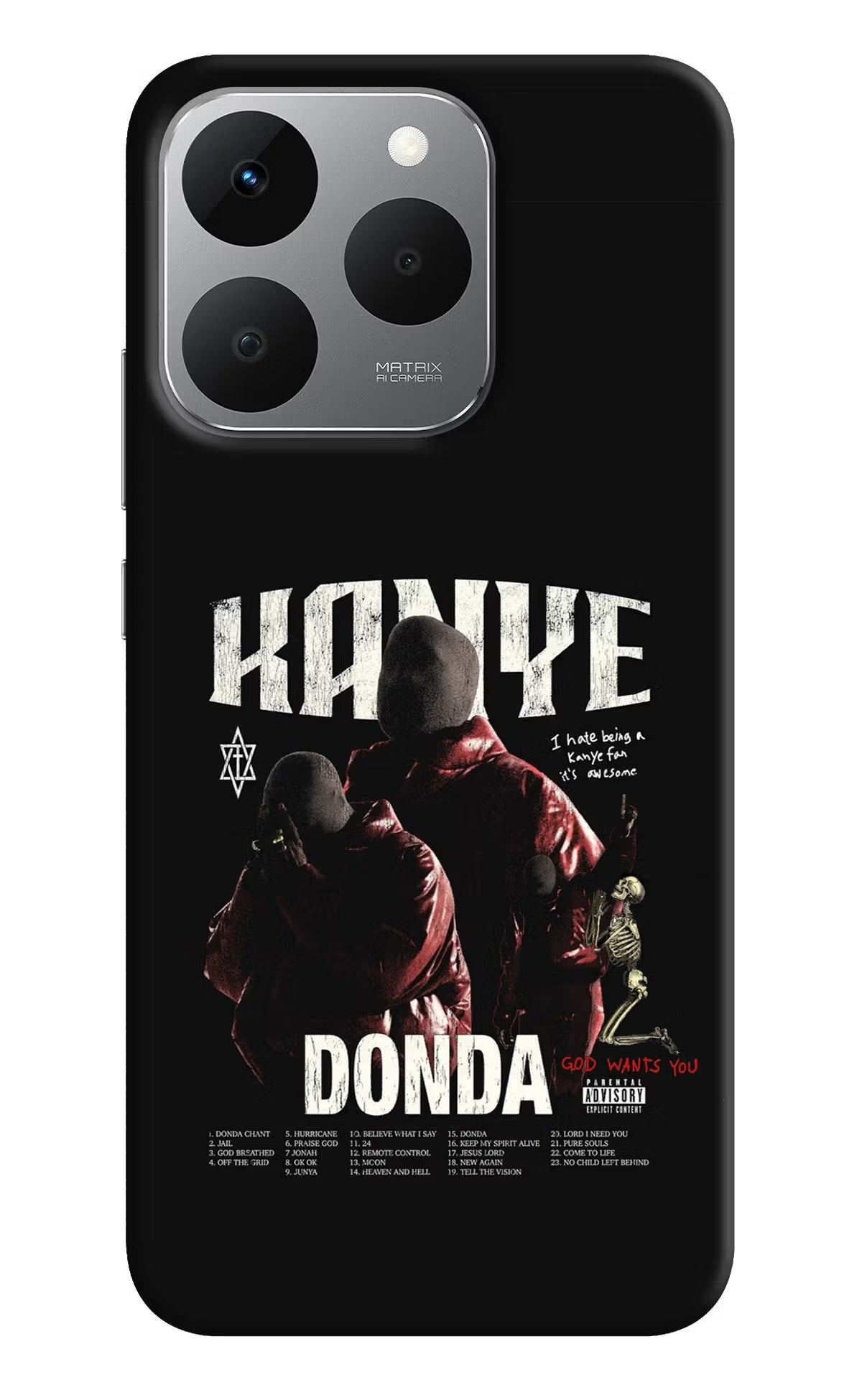 Donda Kanye West Realme 15T 5G Back Cover