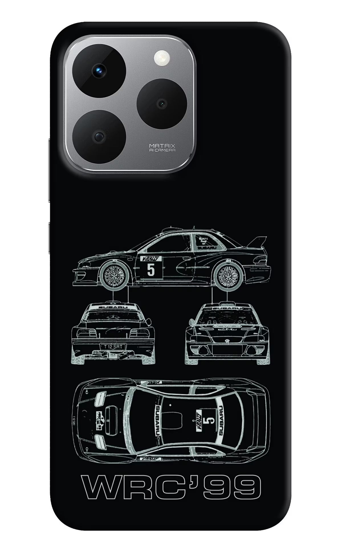 WRC'99 Realme 15T 5G Back Cover