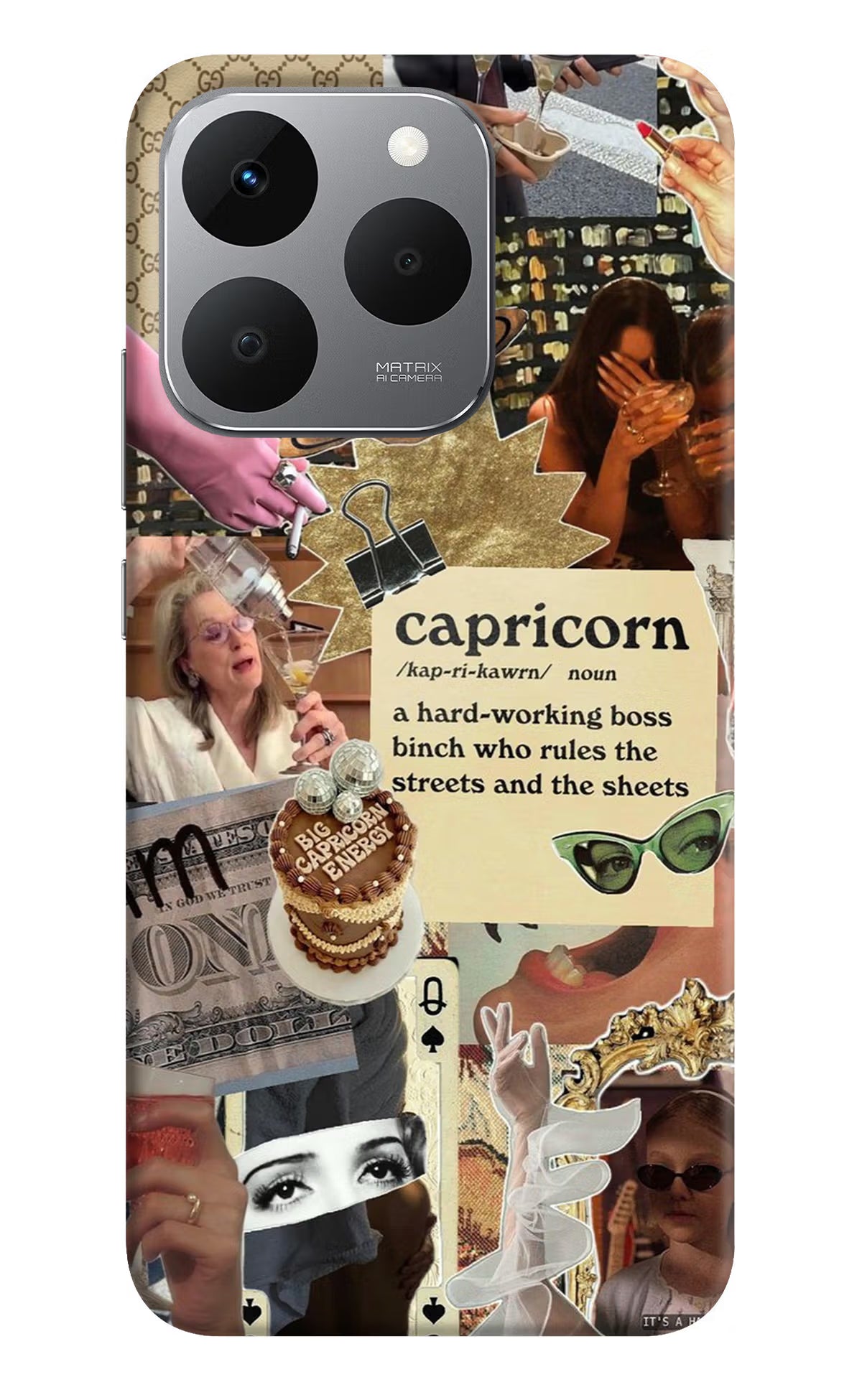 Capricorn Zodiac Realme 15T 5G Back Cover