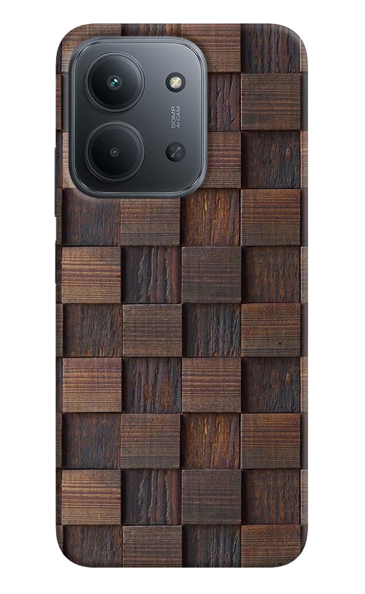 Wooden Cube Design Redmi 15C 5G Back Cover