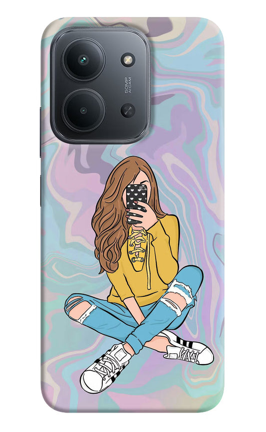Selfie Girl Redmi 15C 5G Back Cover