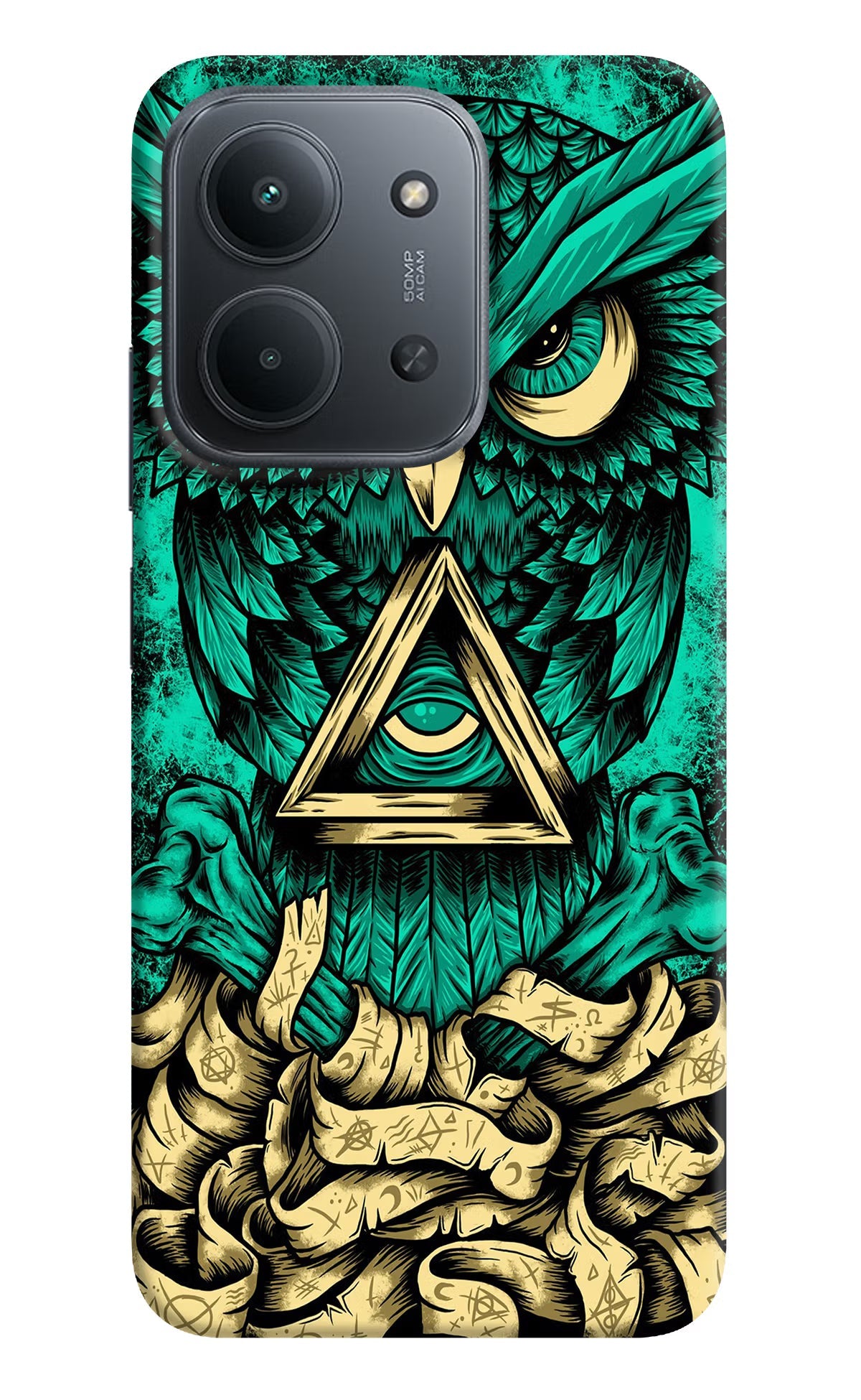 Green Owl Redmi 15C 5G Back Cover